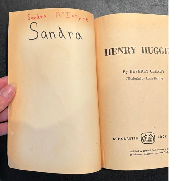 VTG 1968 Henry Huggins by Beverly Cleary, Scholastic Paperback - Picture 4 of 4